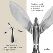 UMBRA - Tipsy Balancing Bottle Opener _ Chrome