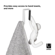 UMBRA - Buddy Over The Cabinet Hooks, Set of 2 _ White