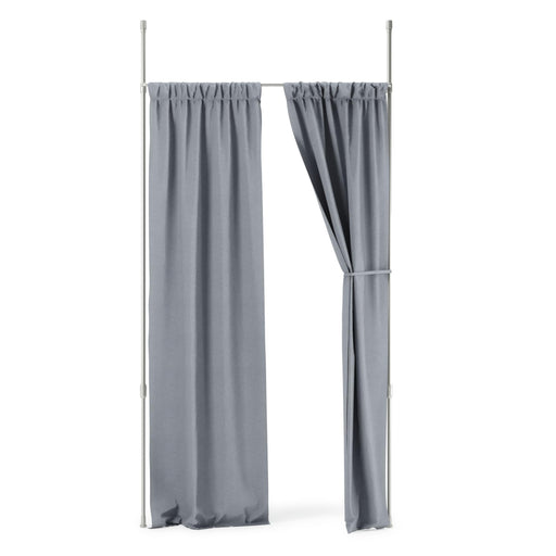 UMBRA - Anywhere Curtain Rod & Room Divider _ Metallic-Nickel / 36-66" (91-167 cm)