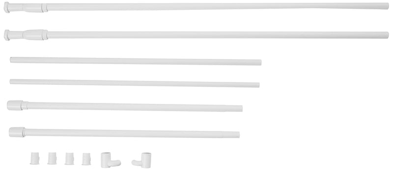 UMBRA - Anywhere Curtain Rod & Room Divider _ White / 36-66" (91-167 cm)