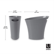 UMBRA - Skinny Trash Can _ Charcoal