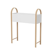 UMBRA - Bellwood Storage & Planter _ White-Natural