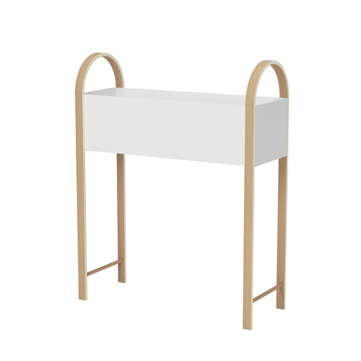 UMBRA - Bellwood Storage & Planter _ White-Natural