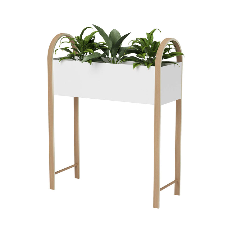 UMBRA - Bellwood Storage & Planter _ White-Natural