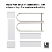 UMBRA - Bellwood Storage & Planter _ White-Natural