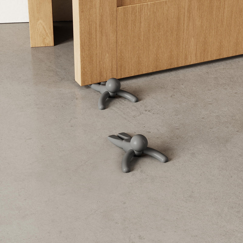 UMBRA - Buddy Doorstop _ Charcoal / 2-Pack
