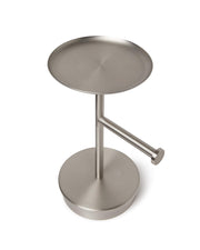 UMBRA - Portaloo Toilet Paper Stand _ White-Nickel
