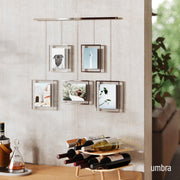 UMBRA - Exhibit Wall Picture Frames, Set of 5 _ Chrome