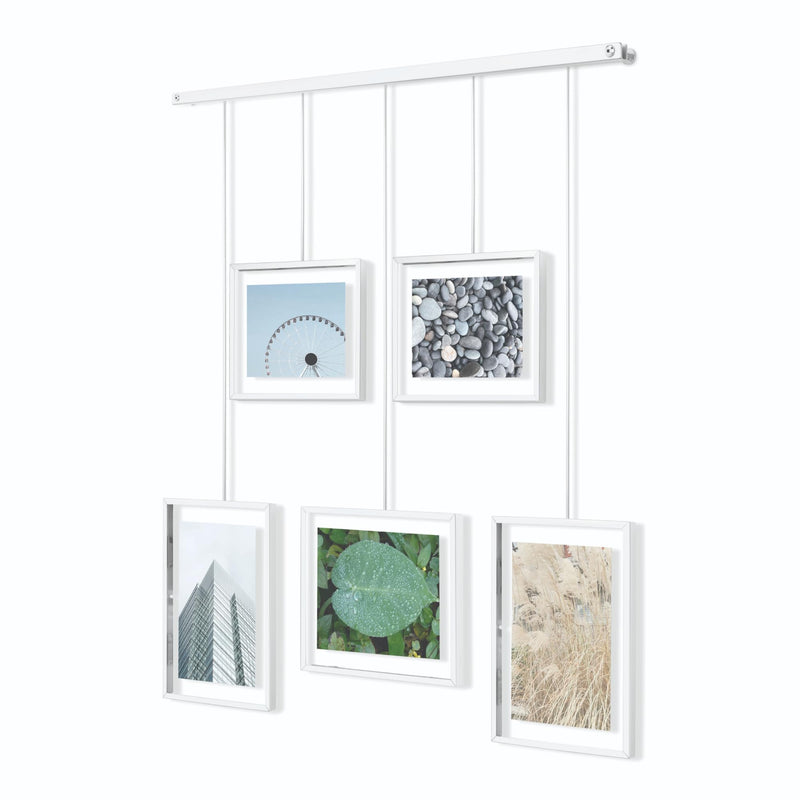 UMBRA - Exhibit Wall Picture Frames, Set of 5 _ White