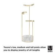 UMBRA - Tesora Jewelry Stand _ Brass