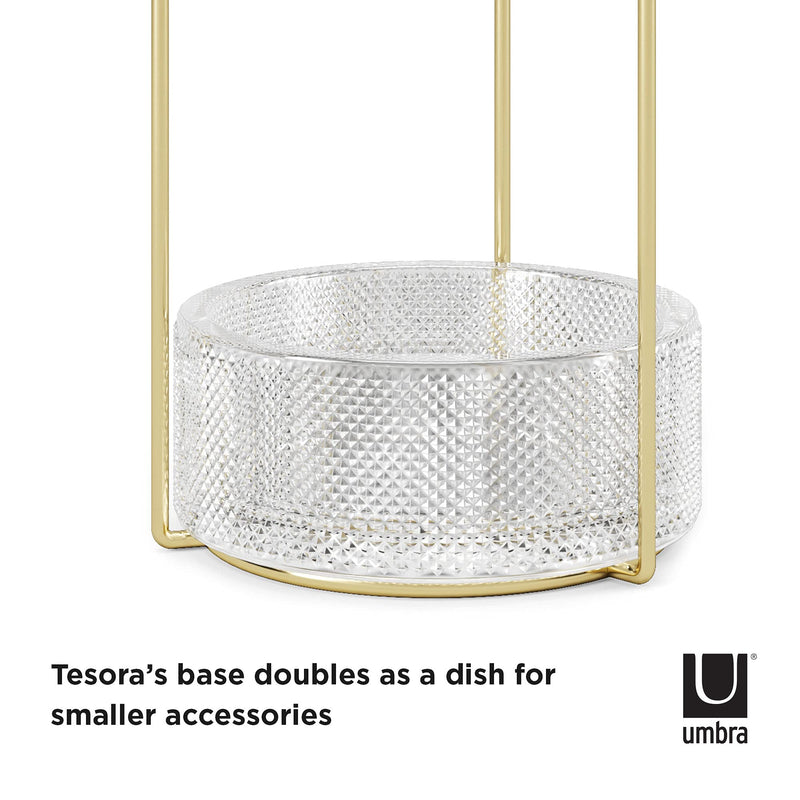 UMBRA - Tesora Jewelry Stand _ Brass