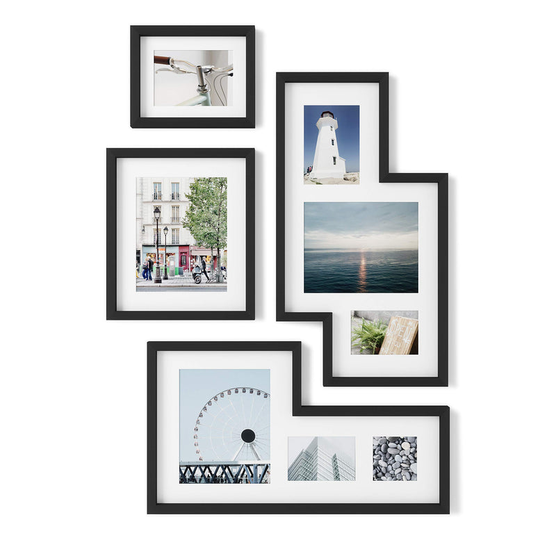 UMBRA - Mingle Wall Picture Frames, Set of 4 _ Black