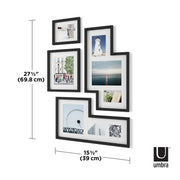 UMBRA - Mingle Wall Picture Frames, Set of 4 _ Black