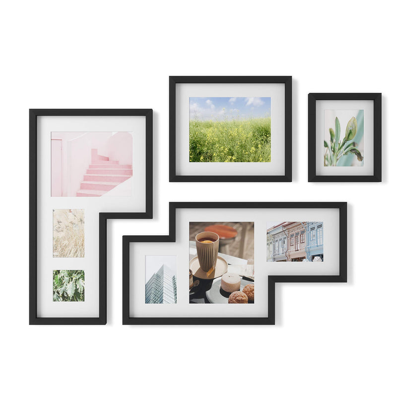 UMBRA - Mingle Wall Picture Frames, Set of 4 _ Black
