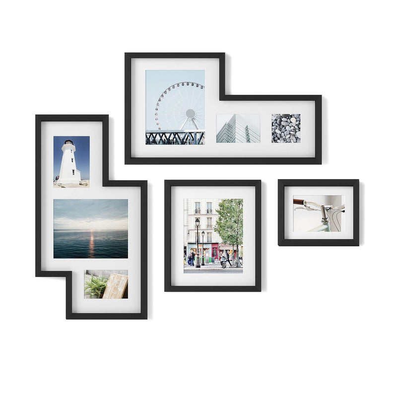 UMBRA - Mingle Wall Picture Frames, Set of 4 _ Black