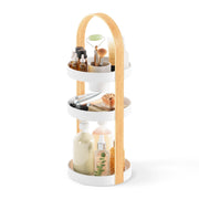 UMBRA - Bellwood Cosmetic Organizer _ White-Natural