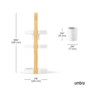 UMBRA - Bellwood Cosmetic Organizer _ White-Natural