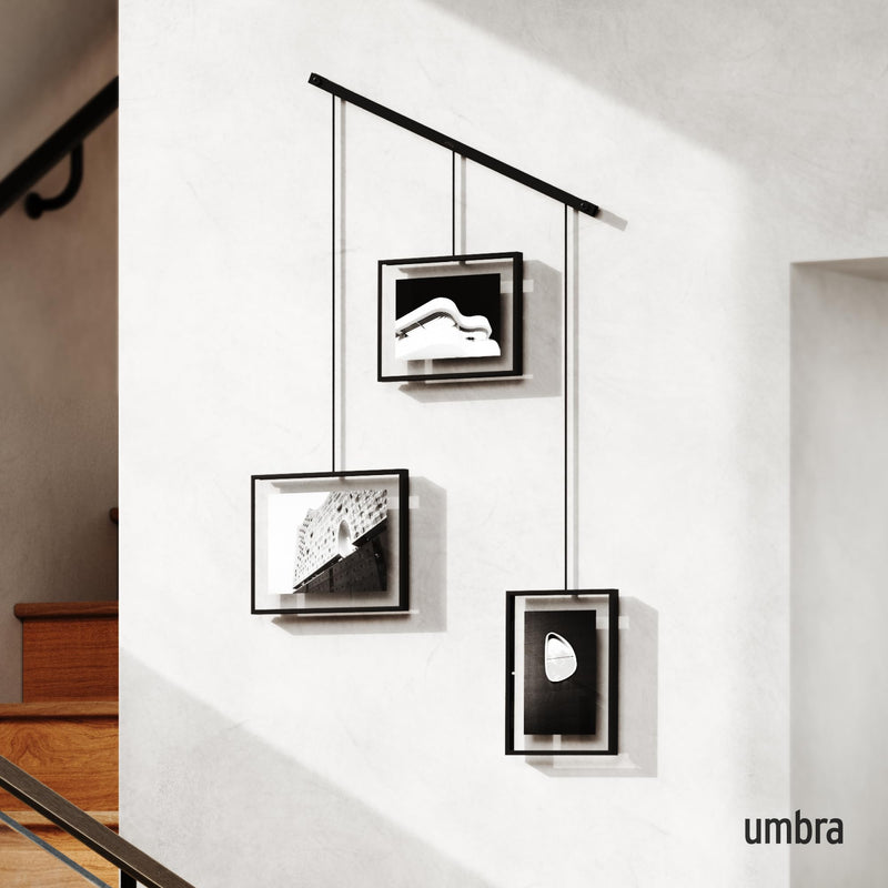 UMBRA - Exhibit Wall Picture Frames, Set Of 3 _ Black