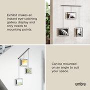 UMBRA - Exhibit Wall Picture Frames, Set Of 3 _ Black