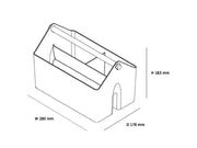 UMBRA - Cascada Cosmetic Organizer _ Clear
