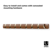 UMBRA - Flip 8 Wall Hook _ Warm-Gold