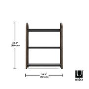 UMBRA - Bellwood 3-Tier Shelf _ Black-Walnut