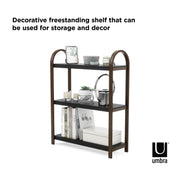 UMBRA - Bellwood 3-Tier Shelf _ Black-Walnut