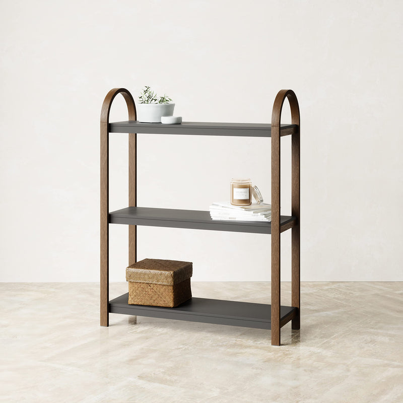 UMBRA - Bellwood 3-Tier Shelf _ Black-Walnut
