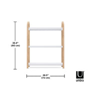 UMBRA - Bellwood 3-Tier Shelf _ White-Natural