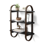 UMBRA - Bellwood Wall Shelf _ Black-Walnut