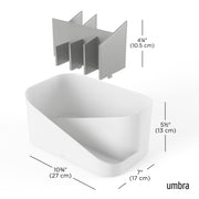 UMBRA - Glam Cosmetic Organizer _ White-Grey