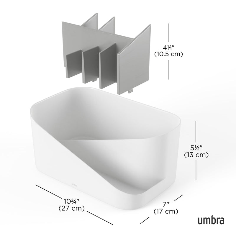 UMBRA - Glam Cosmetic Organizer _ White-Grey