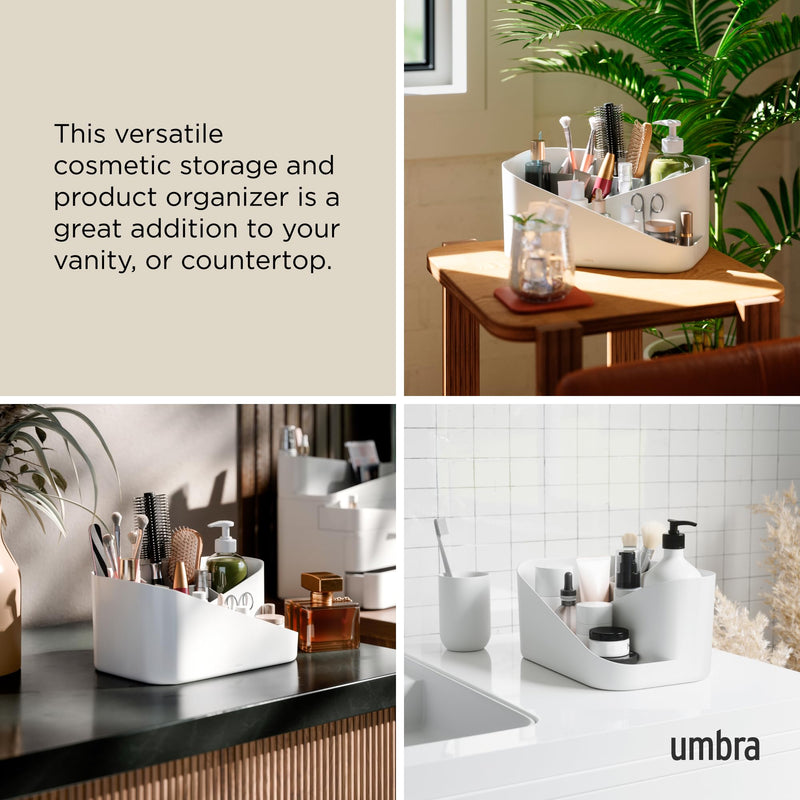 UMBRA - Glam Cosmetic Organizer _ White-Grey