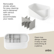 UMBRA - Glam Cosmetic Organizer _ White-Grey