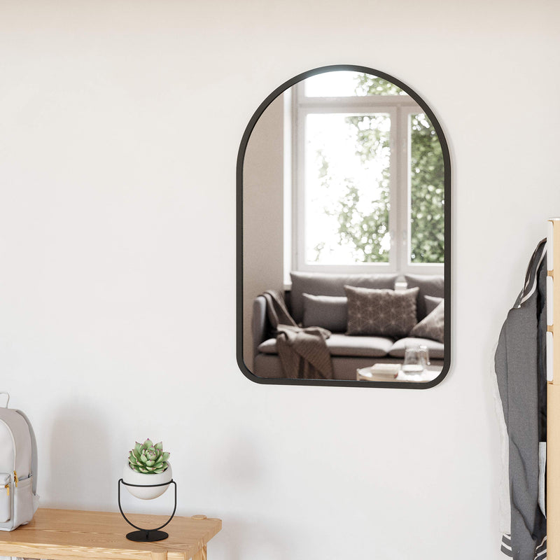 UMBRA - Hub Arched Wall Mirror _ Black