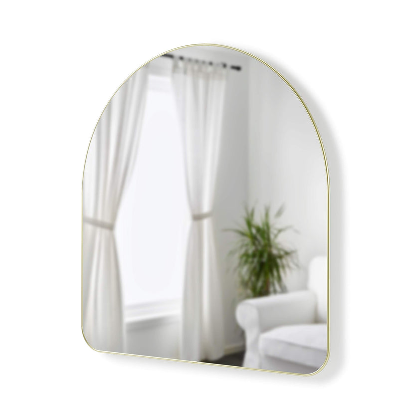 UMBRA - Hubba Arched Wall Mirror _ Brass