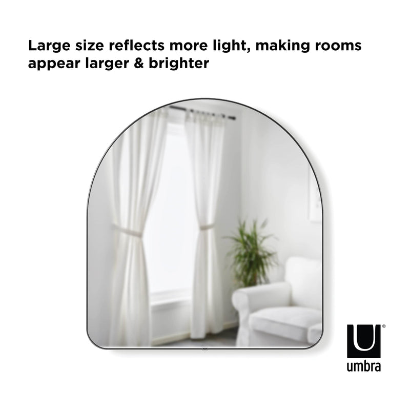 UMBRA - Hubba Arched Wall Mirror _ Brass