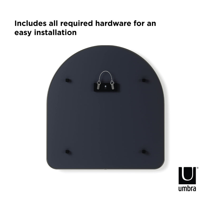 UMBRA - Hubba Arched Wall Mirror _ Brass