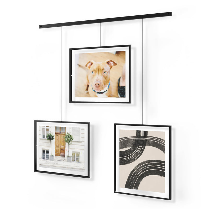 UMBRA - Exhibit 8x10 Wall Picture Frames, Set of 3 _ Black