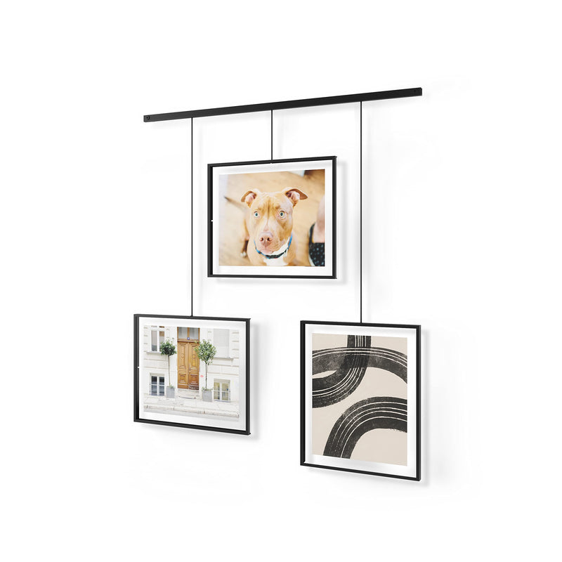 UMBRA - Exhibit 8x10 Wall Picture Frames, Set of 3 _ Black