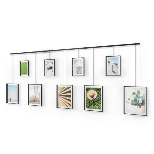 UMBRA - Exhibit Wall Picture Frames, Set of 9 _ Black