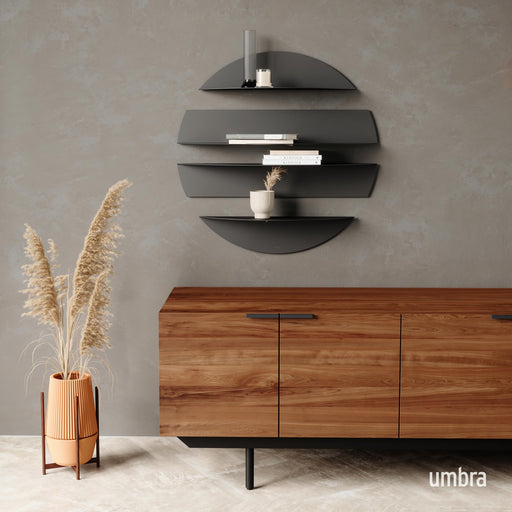 UMBRA - Solis Wall Shelves _ Black