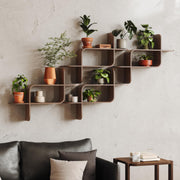 UMBRA - Montage Wall Shelf _ Light-Walnut