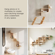 UMBRA - Montage Wall Shelf _ Natural