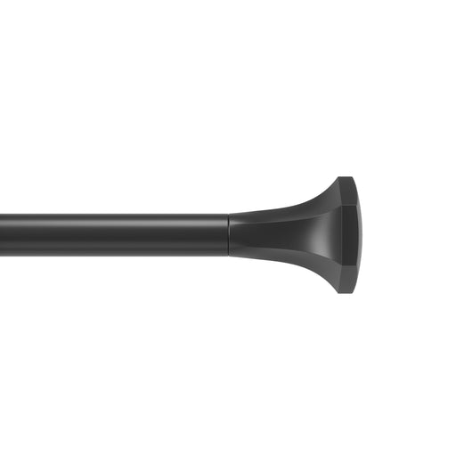UMBRA - Sita Curtain Rod _ Eco-Friendly Matte-Black / 36-72" (91-183 cm) / 1" (2.5 cm)