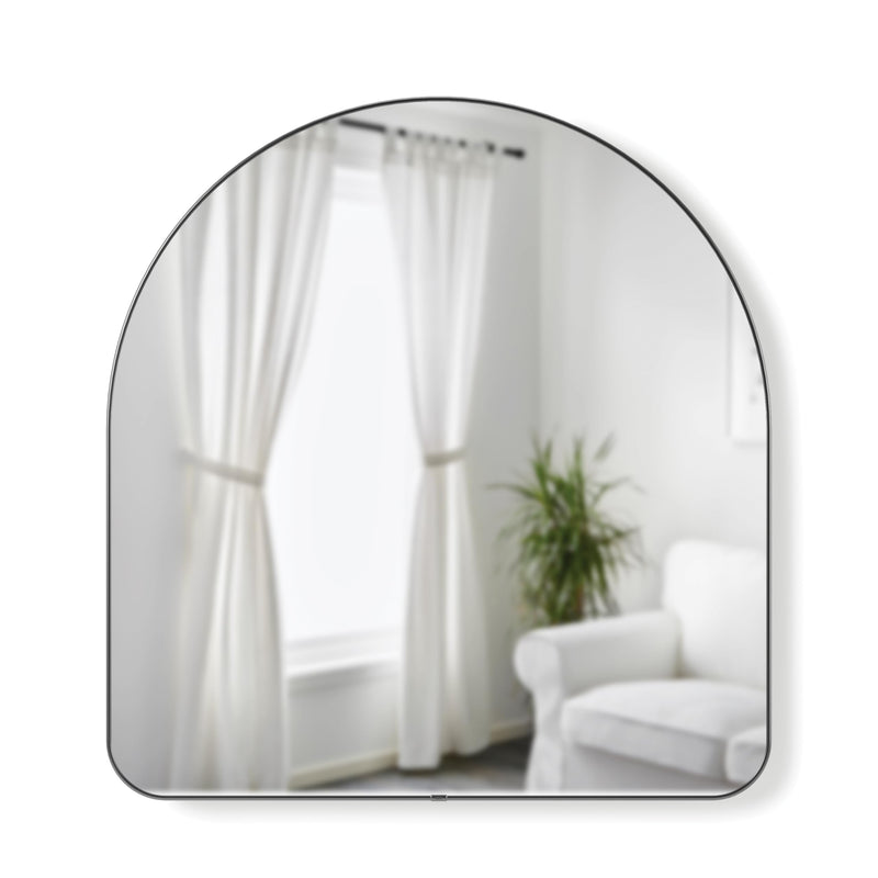 UMBRA - Hubba Arched Wall Mirror _ Metallic-Titanium