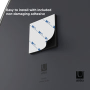 UMBRA - Hubba Pebble Wall Mirrors, Set of 3 _ Metallic-Titanium