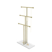 UMBRA - Trigem Jewelry Stand _ White-Brass