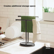 UMBRA - Palm Tree Towel Rack _ Black