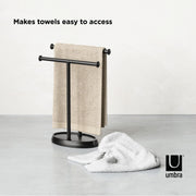 UMBRA - Palm Tree Towel Rack _ Black